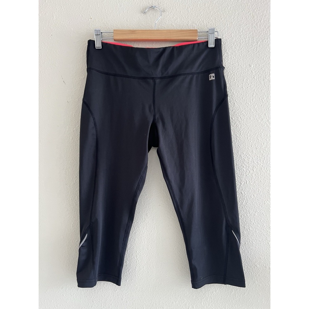 Hind Crop Black Leggings Women's Size M Athleisure Running Training Gym